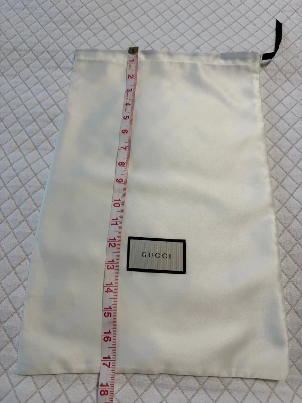 Authentic GUCCI Dust Bag - Cream Fabric - Large Size